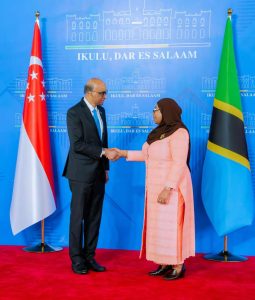 Read more about the article Dkt Samia ampokea Rais Shanmugaratnam wa Singapore Ikulu
