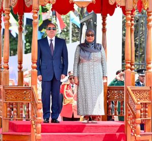Read more about the article Dkt. Samia ampokea Rais wa Misri El-Sisi Ikulu Dar es Salaam